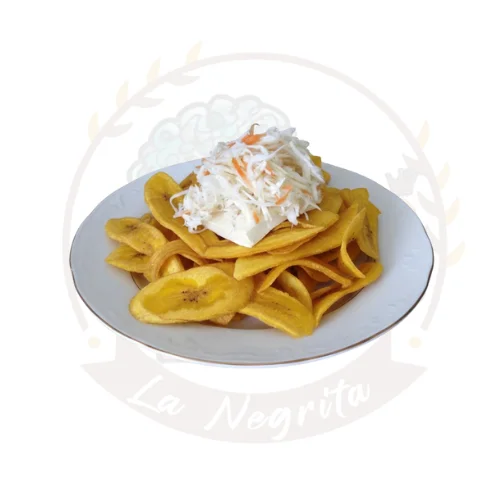 Servicio de Tajadas verdes con Queso.
