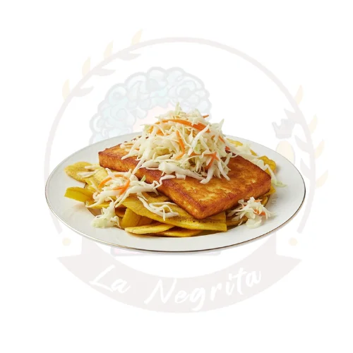 Servicio de Tajadas verdes con Queso.