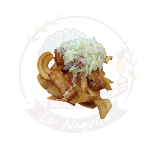 Servicio de Tajadas verdes con Queso.