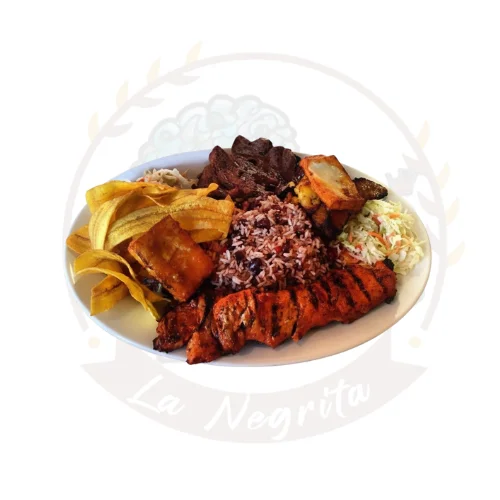 Medio servicio de Cerdo asado.