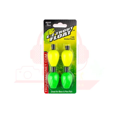 E-Z Trout Float – 4 unidades (Slotted Floats)